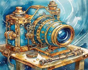 Steampunk Camera paint by numbers