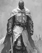 Templar Knight Paint By Number