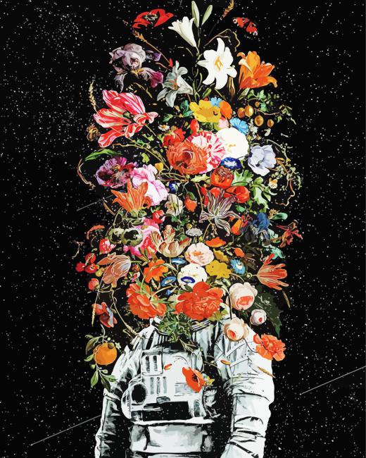 The Blooming Flowernaut paint by numbers