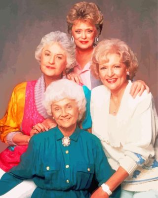 The Golden Girl Sitcom paint by numbers