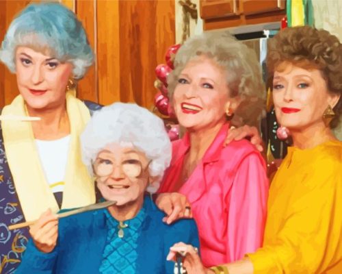 The Golden Girls paint by number