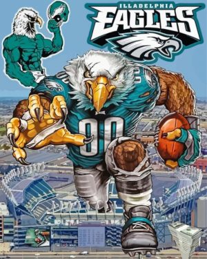 The Philadelphia Eagles Poster paint by number