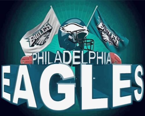 The Philadelphia Eagles Poster paint by numbers