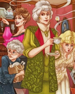 The Golden Girls Serie Paint By Numbers