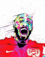 Thierry Henry Art Paint By Number
