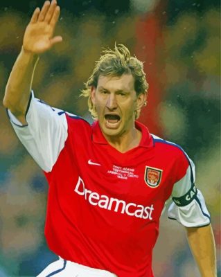 Tony Adams Football Player Paint By Number