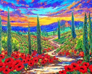 Tuscany Nature paint by numbers