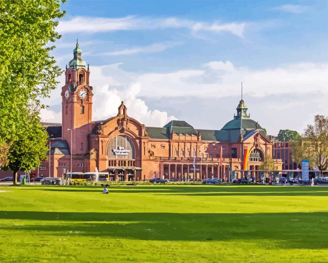 Wiesbaden Germany Paint By Number