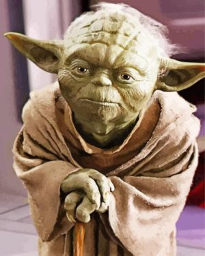 Yoda Jedi Master paint by numbers