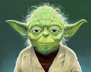 Yoda Portrait paint by numbers