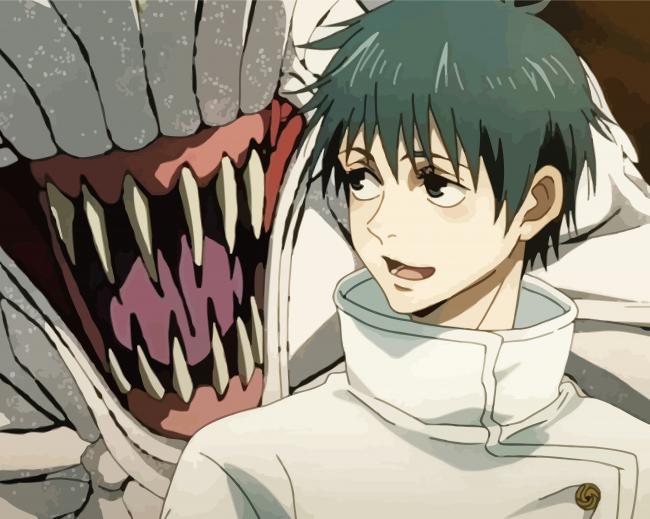 Yuta Okkotsu Manga Paint By Numbers