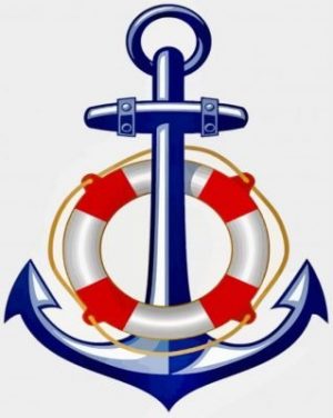 Nautical Anchor And Lifebuoy Paint By Numbers