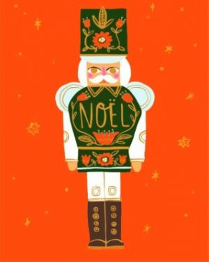 Illustration Nutcracker Paint By Numbers