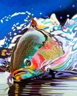 Trout Fish In Water Paint By Numbers