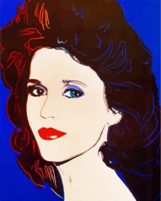 Andy Warhol Jane Fonda Paint By Number