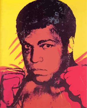 Andy Warhol Muhammad Ali Paint By Number