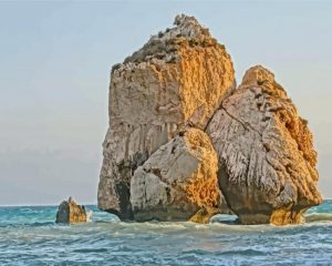 Aphrodites Rock Cyprus Paint By Number