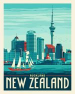 Auckland Poster Paint By Number