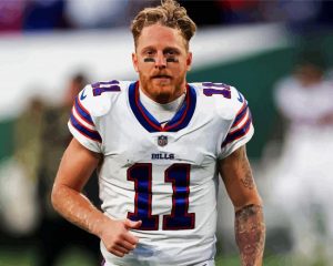 Buffalo Bills Cole Beasley Paint By Number