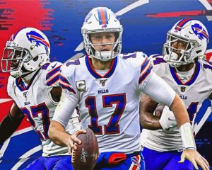 Buffalo Bills Players Paint By Number