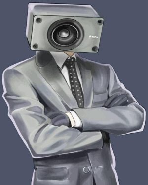 Cameraman Skibidi Toilet Paint By Number