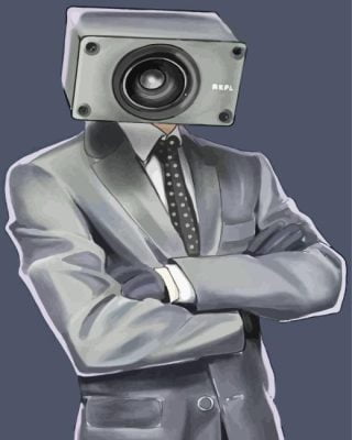 Cameraman Skibidi Toilet Paint By Number