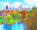 Central Park New York Paint By NumbersCentral Park New York Paint By Number