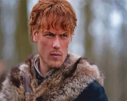 Jamie Fraser Outlander Character Paint By Numbers