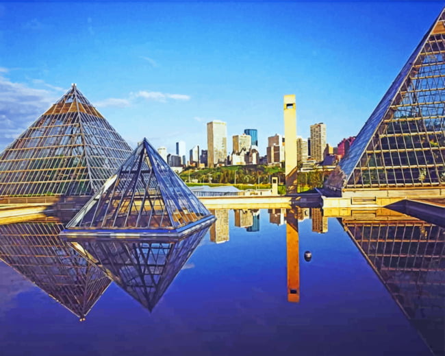 Edmonton Canada Paint By Number