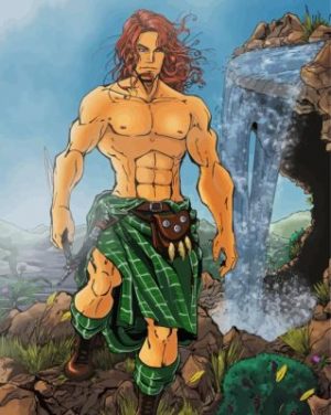 Jamie Fraser Outlander Paint By Numbers