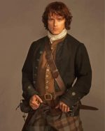 Soldier Jamie Fraser paint by numbers