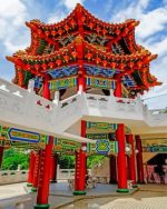 Malaysia Thean Hou Temple Paint by numbers