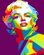 Pop Art Marilyn Monroe Paint by numbers