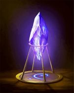 Purple Crystal Paint By Number