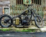 Rusty Old Harley Davidson Paint By Numbers
