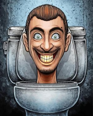 Skibidi Toilet Paint By Numbers