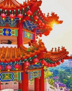 Thean Hou Temple Malaysia Paint by numbers