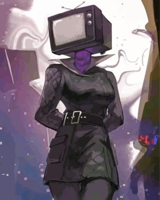 Tv Woman Skibidi Toilet Paint By Number