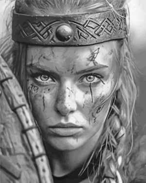 Viking Warrior Paint By Number