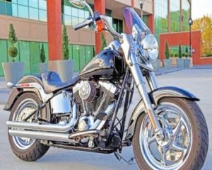 Vintage Harley Davidson Paint By Numbers