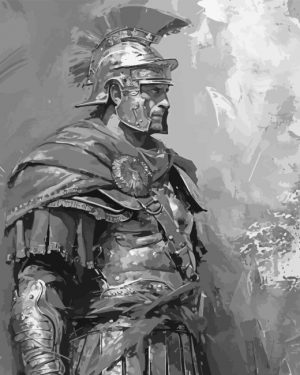 Warrior Man Art Paint By Number