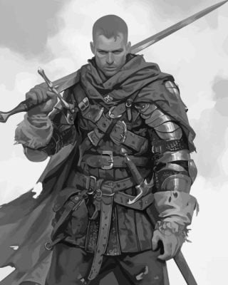 Warrior Man Paint By Number