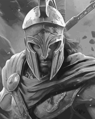 Warrior Paint By Number