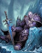World Of Warcraft Lich King paint by numbers