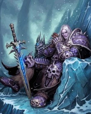 World Of Warcraft Lich King paint by numbers