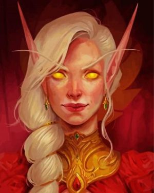 Blood Elf World Of Warcraft Paint By Numbers