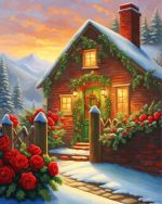Christmas House Paint By Number