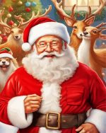 Happy Santa Paint By Number