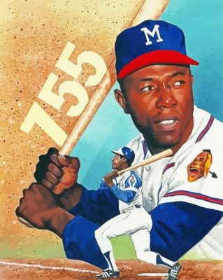 Henry Louis Aaron Paint by Number