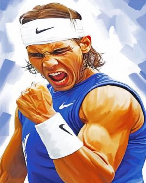 Rafael Nadal Art Paint by Number